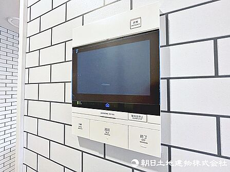 TVモニター付きインターホンで来客者の顔が確認できるので、安心ですね!