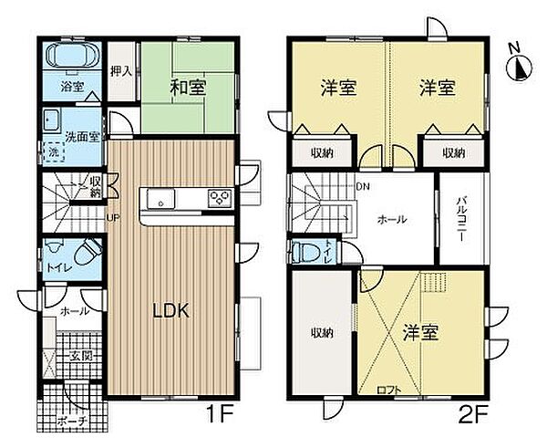 間取りを拡大表示
