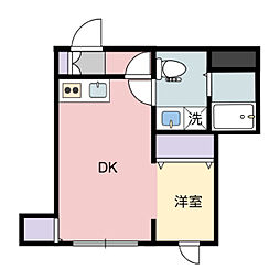 BELANGRIAK国見（ブラングレイク） 1階1DKの間取り