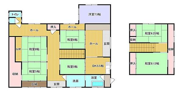 間取りを拡大表示