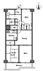 日商岩井三郷マンション6階990万円