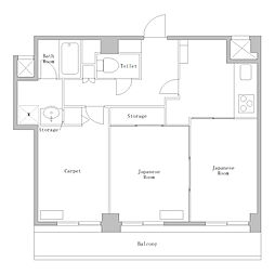 ライオンズシティ八王子 3LDKの間取図画像