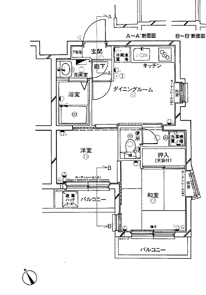 間取りを拡大表示