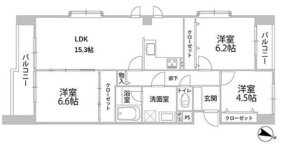 リビング広々1...
