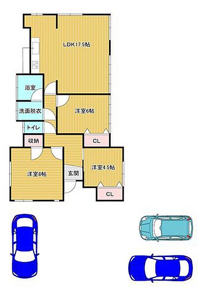 間取りを拡大表示