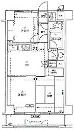 サングレイス戸塚南壱番館 603 3DKの間取り
