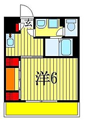 リブリ・ＳＵＺＵＹＡＳＵ 1階1Kの間取り