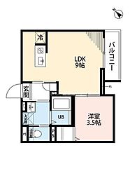robot home 鎌ヶ谷 1LDKの間取図画像