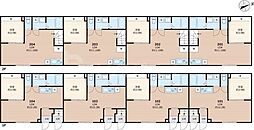 リミニ 1LDKの間取図画像
