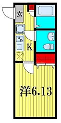 (仮称)セレーノ薬円台 1Kの間取図画像