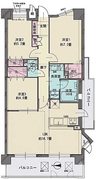 間取りを拡大表示