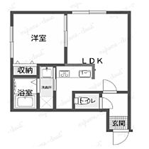 ＮＯＲＴＨ　ＬＩＦＥ美園（ノースライフ） 202 ｜ 北海道札幌市豊平区美園八条3丁目（賃貸マンション1LDK・2階・30.78㎡） その2