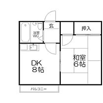 ニューパレス40 203 ｜ 北海道札幌市東区北四十条東14丁目（賃貸マンション1DK・2階・23.81㎡） その2