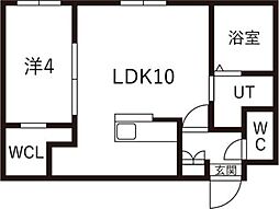 Luxia Nango(栄通16丁目MS) 1LDKの間取図画像