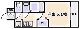 大阪府大阪市浪速区難波中1丁目（賃貸マンション1K・8階・21.75㎡） その2