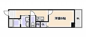 大阪府大阪市西成区梅南3丁目（賃貸マンション1K・6階・23.36㎡） その2