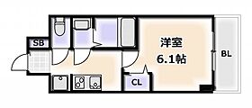 大阪府大阪市浪速区幸町2丁目（賃貸マンション1K・9階・22.23㎡） その2