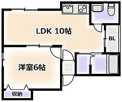 大阪府大阪市大正区三軒家東6丁目（賃貸マンション1LDK・1階・37.00㎡） その2