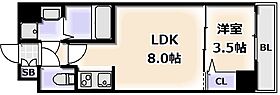 大阪府大阪市西成区千本中1丁目（賃貸マンション1LDK・7階・27.46㎡） その2