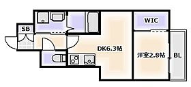 大阪府大阪市天王寺区上汐5丁目（賃貸マンション1DK・15階・26.64㎡） その2