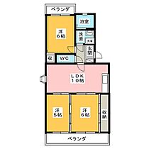 リバーサイドアベニューＢ  ｜ 静岡県富士市中丸（賃貸マンション3LDK・3階・60.12㎡） その2