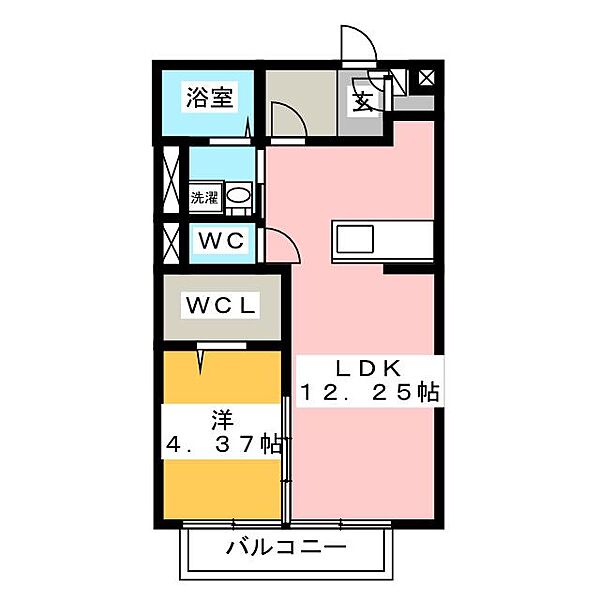 コージーコート　II ｜静岡県富士市宮島(賃貸アパート1LDK・2階・41.53㎡)の写真 その2