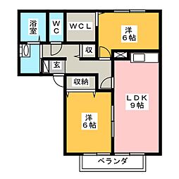 間取図画像 2DK