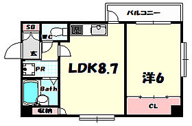 サンビルダー三宮  ｜ 兵庫県神戸市中央区浜辺通3丁目（賃貸マンション1LDK・10階・35.25㎡） その2