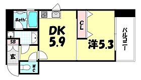 ワコーレディアルクス元町 505 ｜ 兵庫県神戸市中央区栄町通4丁目4-3（賃貸マンション1DK・5階・31.36㎡） その2