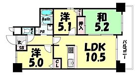 ベルレコルテ浜辺  ｜ 兵庫県神戸市中央区浜辺通3丁目（賃貸マンション3LDK・5階・54.83㎡） その2