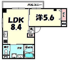 High Woods Yamate  ｜ 兵庫県神戸市中央区花隈町（賃貸マンション1LDK・2階・30.89㎡） その2