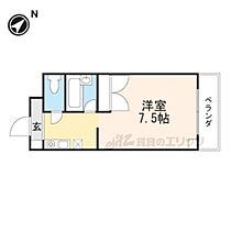 滋賀県湖南市平松北2丁目（賃貸マンション1K・4階・22.40㎡） その2