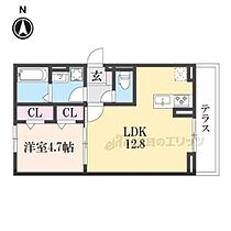 滋賀県彦根市古沢町（賃貸アパート1LDK・1階・41.68㎡） その2