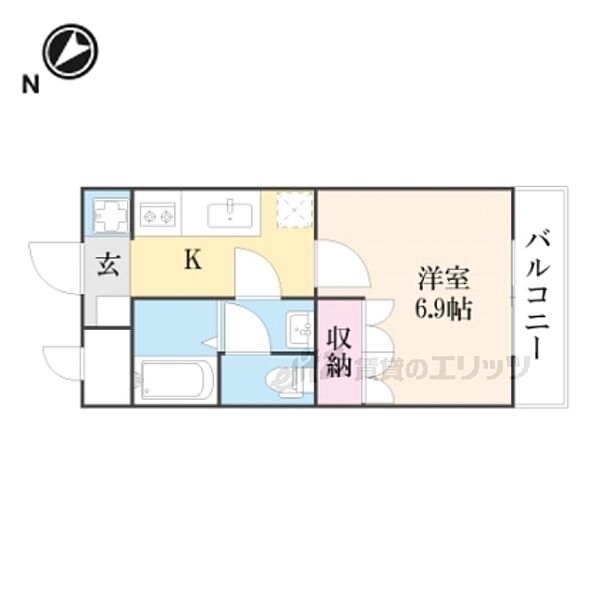 フォレストパーク 203｜滋賀県米原市宇賀野(賃貸アパート1K・2階・24.84㎡)の写真 その2