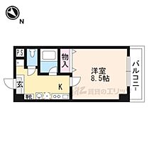 ルミエール吉岡 206 ｜ 滋賀県草津市西渋川1丁目（賃貸マンション1K・2階・26.40㎡） その2