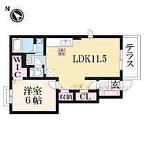 滋賀県長浜市宮司町（賃貸アパート1LDK・1階・46.06㎡） その2