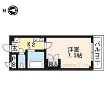 マリーブ1820 406 ｜ 滋賀県草津市野路東4丁目（賃貸マンション1K・4階・22.75㎡） その2