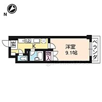 滋賀県草津市野路東4丁目（賃貸マンション1K・3階・26.58㎡） その1