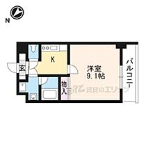 滋賀県大津市大萱1丁目（賃貸マンション1K・2階・27.72㎡） その1