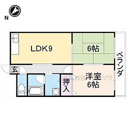 Ｎａｓｕ1ビル 6階2LDKの間取り