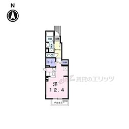 坂本3丁目アパート（027738801) 1階1Kの間取り