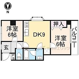 NaSu21 2LDKの間取図画像