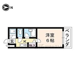 ステージハウス 1Kの間取図画像