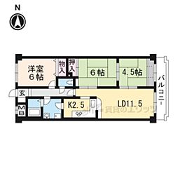 ニューパレス 3LDKの間取図画像