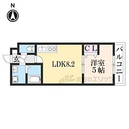 GRANCASA日の又 1DKの間取図画像