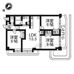 アデストビルライフスペース 3LDKの間取図画像