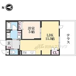 INSIGHT REPOS YANASHINA SHIN-JUJO 1LDKの間取図画像
