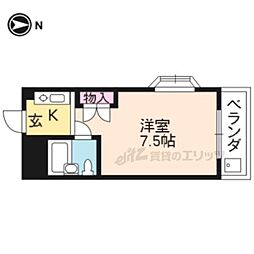 ユース32 1Kの間取図画像