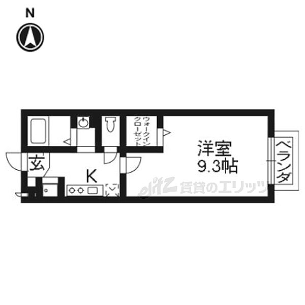 アイグレイス 101｜京都府京都市山科区勧修寺東北出町(賃貸アパート1K・1階・29.44㎡)の写真 その2