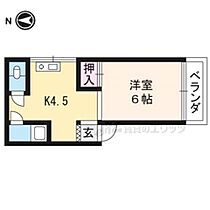 山本マンション 2-1 ｜ 京都府京都市伏見区竹田七瀬川町（賃貸マンション1DK・2階・24.00㎡） その2